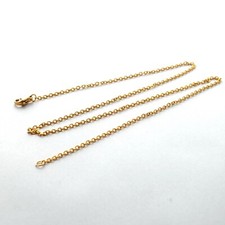 1.5mm-3mm Stainless Steel Silver Gold Black Rolo Link Chain Necklace Wholesale Gold Necklace price
