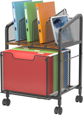 Rolling File Cabinet with Adjustable Dividers, Vertical Filing Cabinet with Stor Metal Filing Cabinet price