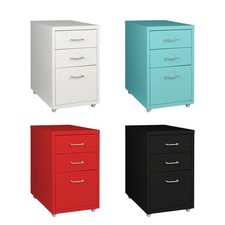 Levede 3 Drawer Office Drawers Cabinet Storage Cabinets Steel Rack Home Shelves Metal Filing Cabinet price