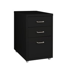 Levede 3 Drawer Office Drawers Cabinet Storage Cabinets Steel Rack Home Black Metal Filing Cabinet price