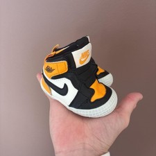 Nike Air Jordan Shoes Boys AU 2 Black White Orange Bootie Sneaker Hook & Loop Boys' Booties price