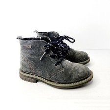 Suede Airflex Kids Ankle Boots Sz 8.5 Blue Children's Unisex Boys Girls Zip Up Boys' Booties price