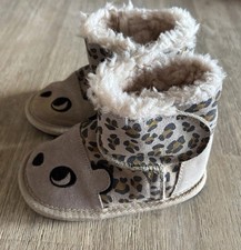 Emu Australia Baby Boots Size 18-24 Months Cheetah Sheepskin Wool Lined Boot Boys' Booties price
