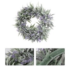 Decorative Wreath for Door Lavender Front Baby Garland Ornament Hanging Baby Door Ornament price