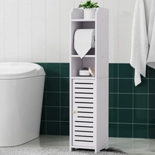Artiss Bathroom Cabinet Toilet Roll Holder Tissue Organizer 3 Tier Floor Cabinet Bathroom Cabinet / Furniture price