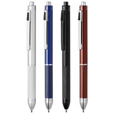 4 in 1 Multi-Function Gel Pen Metal 3Colors Ballpoint Pen  School Office Multi-Function Pen price