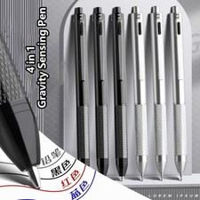 Metal Multi-Function Gel Pen Press Type 3Colors Ballpoint Pen  Student Gift Multi-Function Pen price