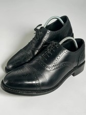 Samuel Windsor Men's Classic Collection Oxford Semi-Brogue Black Shoes UK8 Men's Classic Shoes price