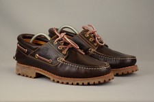 Timberland 3-Eye Classic Lug Men’s Brown Leather Boat Shoes US 9/EU 43/UK 8.5 Men's Classic Shoes price