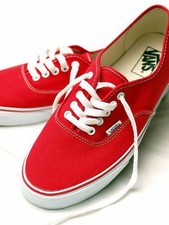 Vans Shoes Authentic Red Mens USA SIZE Skateboard Sneakers Men's Classic Shoes price