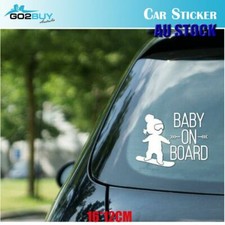 BABY ON BOARD Snowboarding Girl Reflective Car Window Sticker Decal Decoration Baby on Board price