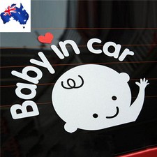 Baby Boy on Board / In Car Safety Sign Sticker for Car Window Bumper Decal Baby on Board price