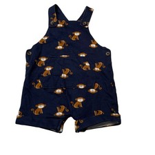 Boys size 00, Dymples, navy cotton overalls / shortalls, monkeys, EUC Baby Overalls price