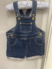 TARGET  - Baby Boy Denim Short Overalls  - Size 3-6 Months - EUC Baby Overalls price