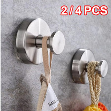 2-4PCS Strong Vacuum Suction Cup Hook Shower Towel Holder Hooks Bathroom Kitchen Bathroom / Shower Cabin Sticker price