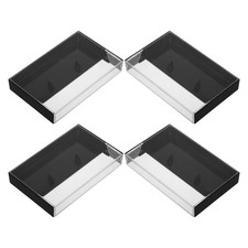4 Pcs Audio Cassette Storage Products Tape Box Edge Holder Holders Cassette & Storage Products price
