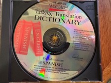 Word Ace Talking Translation Dictionary English to/from Spanish CD Software 1998 Dictionaries & Translation Software price