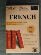 Word ace  Talking translation dictionary French  cd rom for windows and mac Dictionaries & Translation Software price