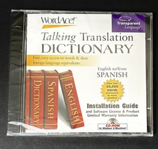 WordAce! Talking Translation Dictionary English to/from German CD-ROM Dictionaries & Translation Software price