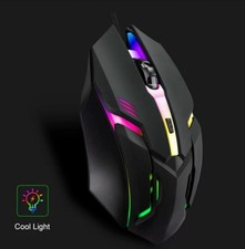 AU USB 5500DPI LED Wired Optical Backlight Gaming Mouse Support Pro 7 Button New Gaming Mouse price