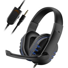 3.5mm Wired Gaming Headset – Stereo Earphones with Microphone for PS4, PC & Lapt Gaming Headsets price