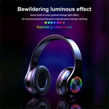 Cancelling Gaming Headset LED Light Bluetooth Wireless Headphones With Mic Gaming Headsets price