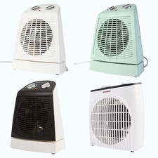 Electric Fan Heater, Oscillating Portable Handle Indoor Home & Office Room 2000W Heaters price
