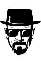 5” BREAKING BAD HEISENBERG, WALTER WHITE CUT VINYL DECAL STICKER CAR WALL ART Baby Room Wardrobe price