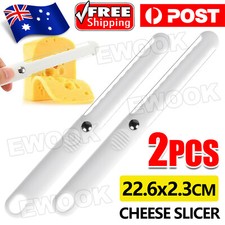 2 x Cheese Butter Slicer Double Wire Cutter Kitchen Plastic Slicer light weight Slicers price