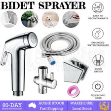 6Pcs Bidet Jet Douche Toilet Spray Shattaf Shower Head Hose Sprayer Kit Hand AU Bidet price
