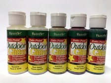 Outdoor Glitter Paint - Weatherproof-Set of 5 x2oz BARGAIN -CLEARANCE! Glitter Paint price