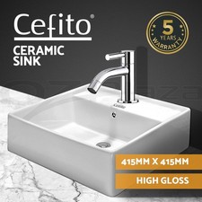 Cefito Bathroom Basin Ceramic Basins Vanity Sink Above Counter White Wash Bowl Sinks price