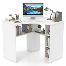 Corner Desk Triangle Computer Desk with Storage Shelves Wooden Writing Desk Computer Desk price