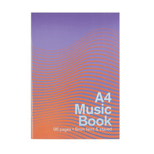 Music Book Note Sheet Stave Staff Notebook A4 96 Pages Plain blank page 8mm Music Notebook price