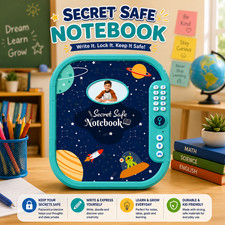 Secret Safe Notebook Diary with Password  Music & Smart Book Birthday Gift, NEW Music Notebook price