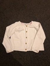 Size 2 White Purebaby Cardigan In Exc Cond Baby Cardigan price