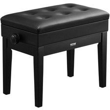Piano Bench, Keyboard Piano Chair with 19.3"-22.8" Adjustable Height, Padded Cus TV Chair price