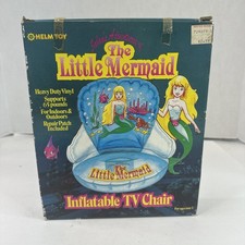 Saban’s The Little Mermaid Inflatable TV Chair Vintage Helm Toy 1991 TV Chair price