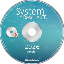 System Rescue CD - PC Computer Laptop Recovery Restore Fix Repair Boot Disk CD Operating Systems price