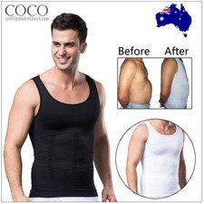 MEN MEN'S SLIMMING BODY SLIM SHAPER UNDERWEAR CORSET COMPRESSION VEST/SHIRT Men's Bodysuit price