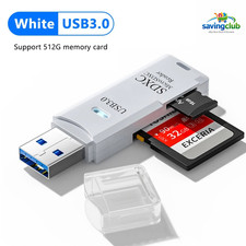 2 In 1 USB 3.0 Card Memory Reader High Speed SD SDHC SDXC Micro Writer Adapter Card Readers price