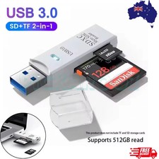 2 In 1 USB 3.0 Card Memory Reader High Speed SD SDHC SDXC Micro Writer Adapter Card Readers price