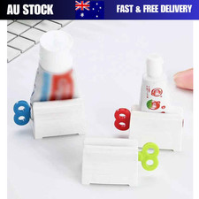 3x Toothpaste Squeezer Bathroom Tube Easy Stand Dispenser Rolling Holder Seat AU Toothpaste Holder price