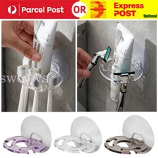 Toothbrush Holder Wall Mount Sucker Bathroom Suction Cup Toothpaste Storage Rack Toothpaste Holder price
