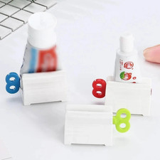 3x Toothpaste Squeezer Bathroom Tube Easy Stand Dispenser Rolling Holder Seat AU Toothpaste Holder price