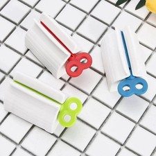 3x Toothpaste Squeezer Bathroom Tube Easy Stand Dispenser Rolling Holder Seat AU Toothpaste Holder price