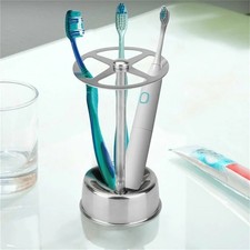 Stainless Steel Toothbrush Holder Toothpaste Stand Bathroom Organizer Freestand Toothpaste Holder price