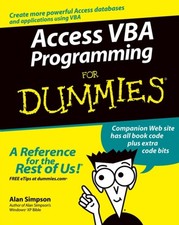 Access VBA Programming For Dummies For Dummies S by A Simpson PAPERBACK Foreign Language Education Software price