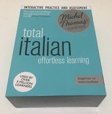 Total Italian effortless learning Michael Thomas - disc 1 missing Foreign Language Education Software price