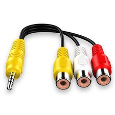 3.5mm AUX Male to 3RCA Female Cable Composite Stereo Audio AV Adapter Cord Composite Cable price